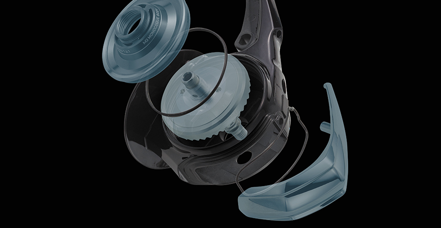 심플한 구조와 매그실드로 보디 내 침수를 차단